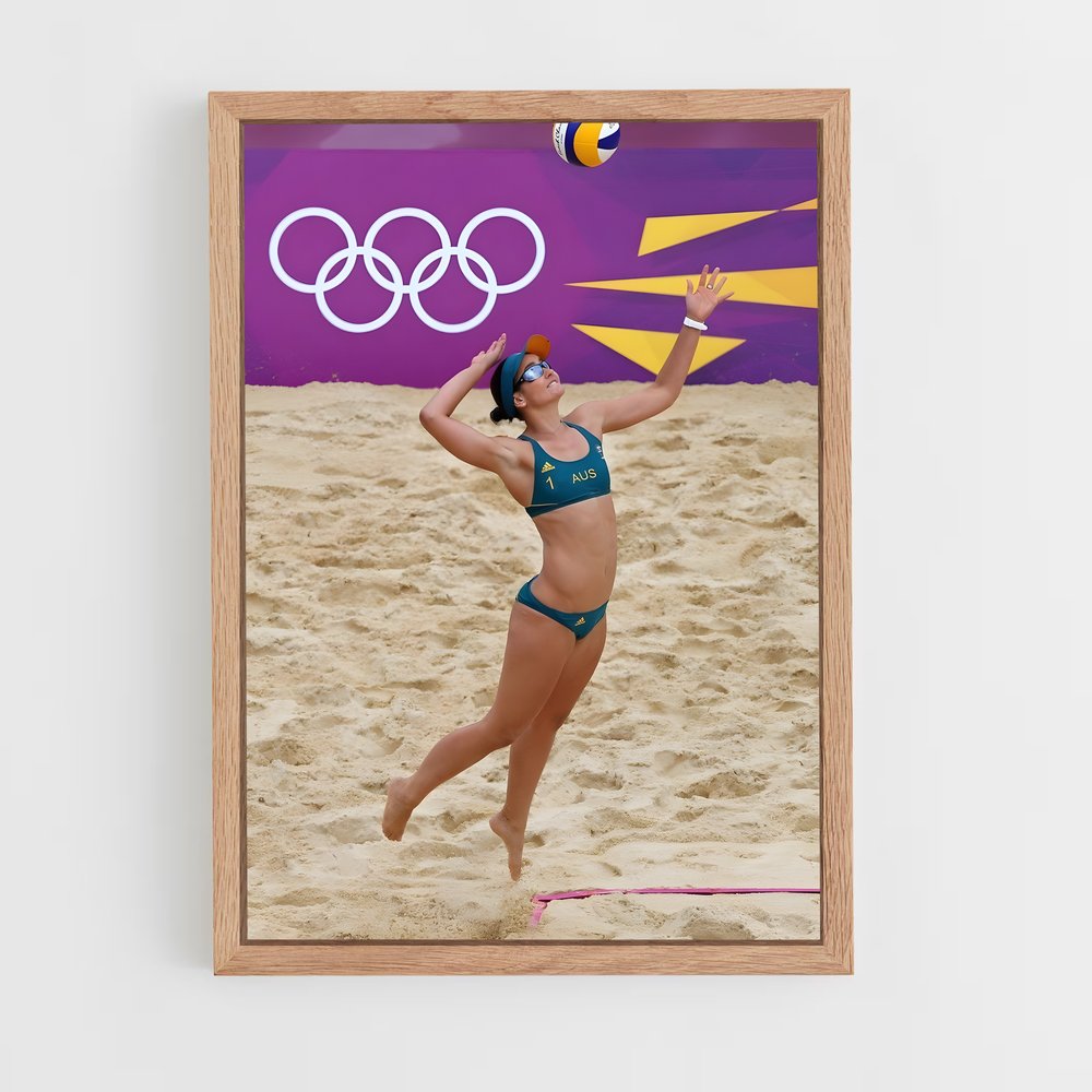 Poster Beach Volleyball Star – affiche Beach-volley (vue 4)